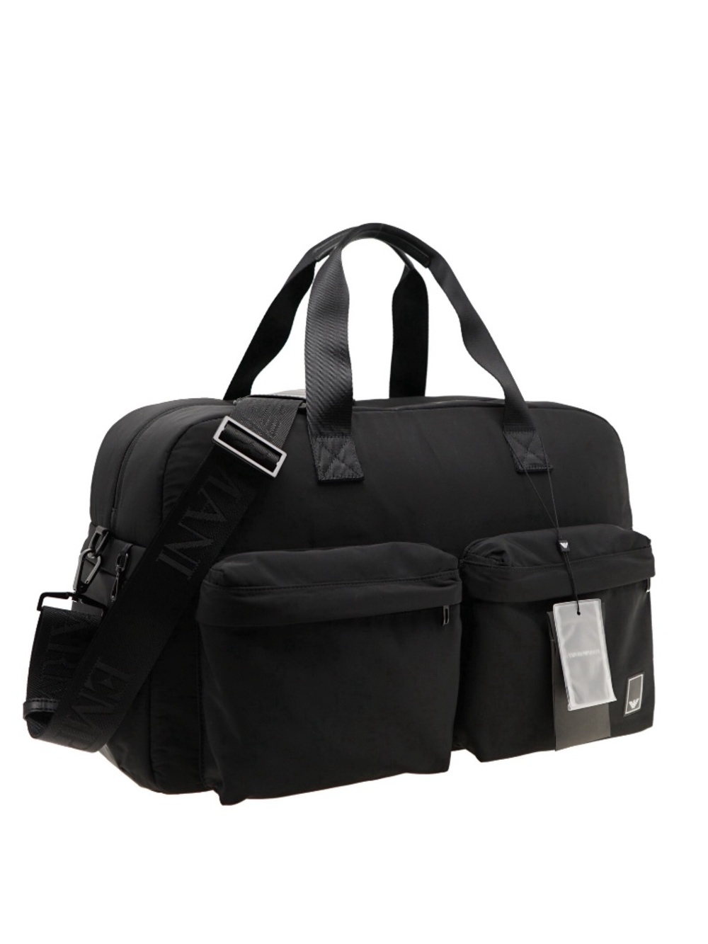 Emporio Armani Large Duffle Travel Weekend Bag New
